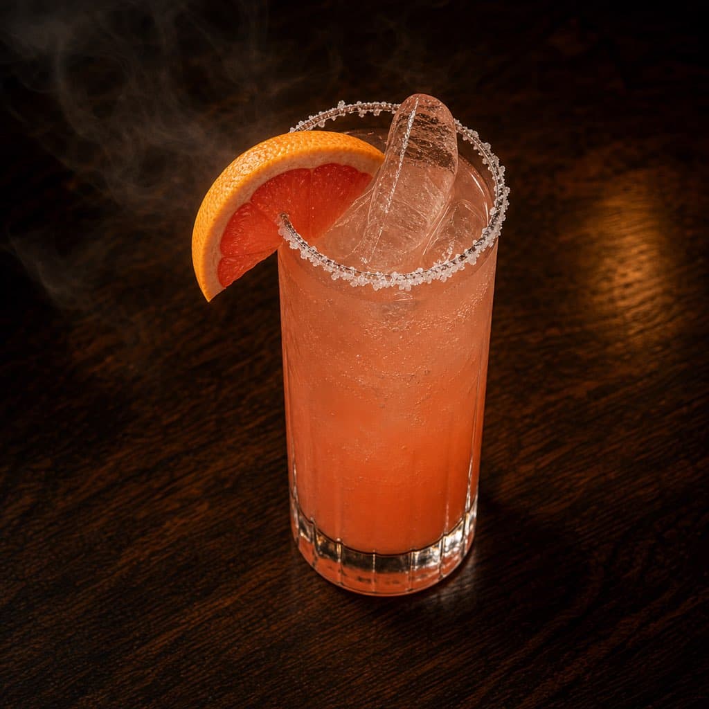 Mezcal Paloma label
